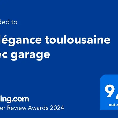 L Elegance Toulousaine Avec Garage * Toulouse